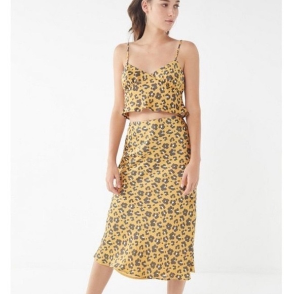 4Sienna Gold Leopard Skirt Set - Picture 1 of 11